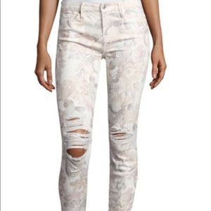 7 For All Mankind distressed faded denim